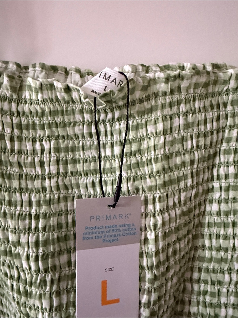 Primark Green Gingham Maxi Dress - Picture 2 of 2